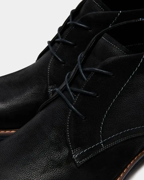 Men039s BARAN BLACK NUBUCK Black Nubuck Steve Madden Boots Men039s BARAN BLACK NUBUCK Black Nubuck Steve Madden Boots