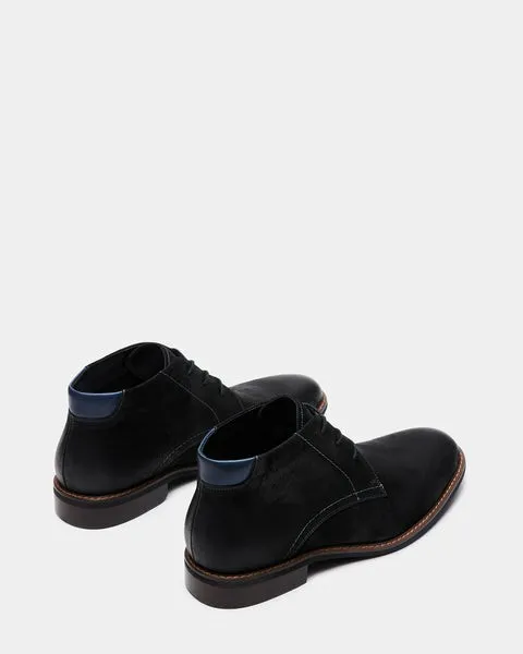 Men039s BARAN BLACK NUBUCK Black Nubuck Steve Madden Boots Men039s BARAN BLACK NUBUCK Black Nubuck Steve Madden Boots