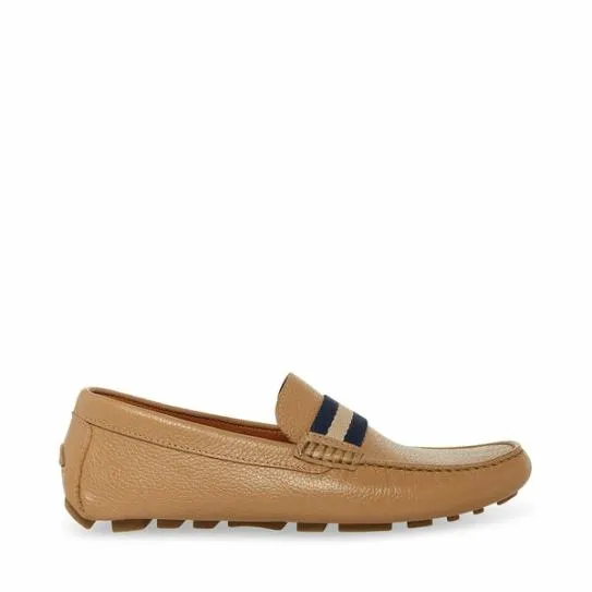 Men039s BAZ SAND LEATHER Sand Leather Steve Madden Loafers