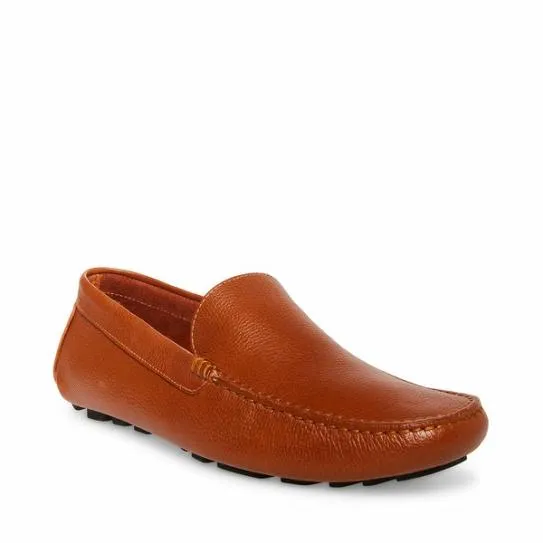 Men039s BERGAMO TAN LEATHER Tan Leather Steve Madden Loafers