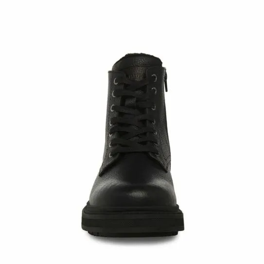 Men039s DENALII BLACK LEATHER Black Leather Steve Madden Boots Men039s DENALII BLACK LEATHER Black Leather Steve Madden Boots