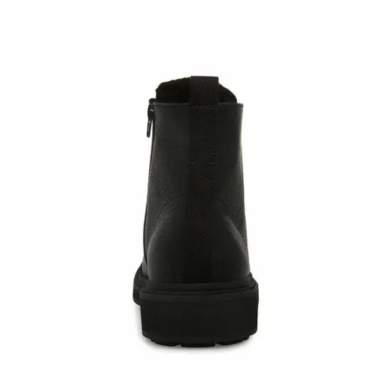 Men039s DENALII BLACK LEATHER Black Leather Steve Madden Boots Men039s DENALII BLACK LEATHER Black Leather Steve Madden Boots