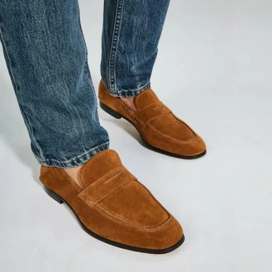 Men039s EDDYSON TAN SUEDE Tan Suede Steve Madden Loafers Men039s EDDYSON TAN SUEDE Tan Suede Steve Madden Loafers