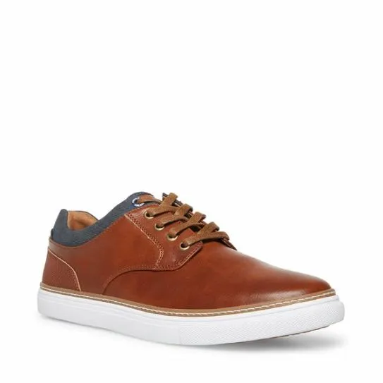 Men039s GULLY TAN Tan Leather Steve Madden Sneakers Men039s GULLY TAN Tan Leather Steve Madden Sneakers