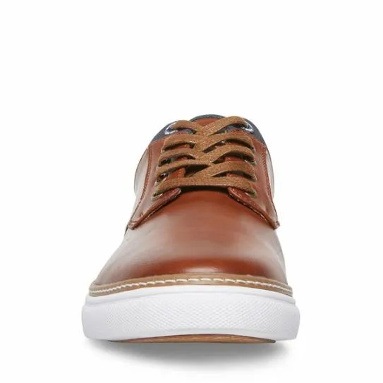 Men039s GULLY TAN Tan Leather Steve Madden Sneakers Men039s GULLY TAN Tan Leather Steve Madden Sneakers