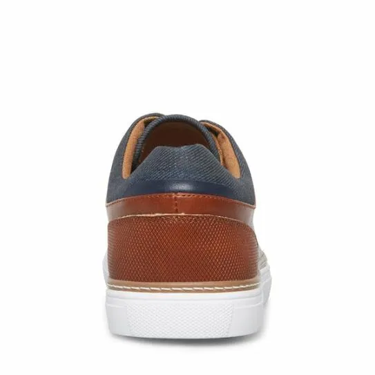 Men039s GULLY TAN Tan Leather Steve Madden Sneakers Men039s GULLY TAN Tan Leather Steve Madden Sneakers