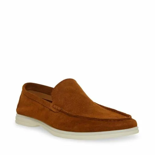 Men039s LARKEN COGNAC SUEDE Cognac Suede Steve Madden Loafers Men039s LARKEN COGNAC SUEDE Cognac Suede Steve Madden Loafers