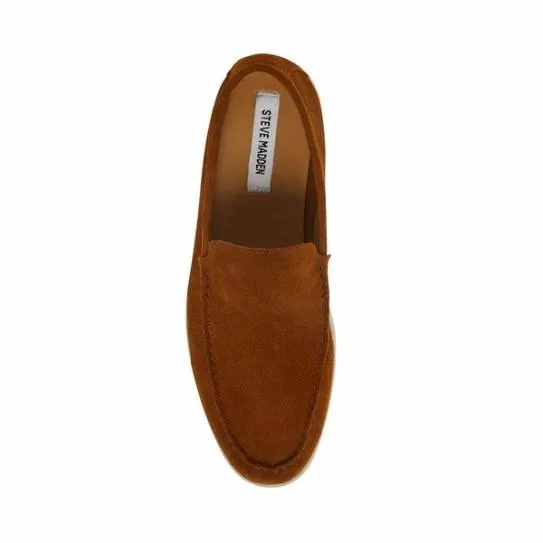 Men039s LARKEN COGNAC SUEDE Cognac Suede Steve Madden Loafers Men039s LARKEN COGNAC SUEDE Cognac Suede Steve Madden Loafers