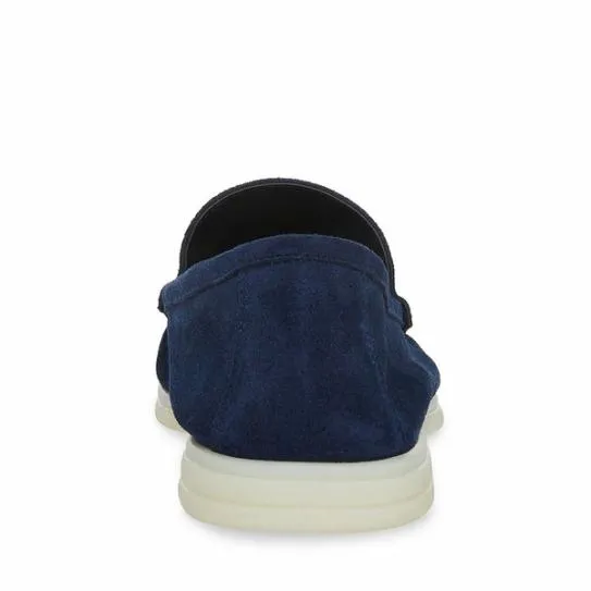Men039s LARKEN NAVY SUEDE Navy Suede Steve Madden Loafers Men039s LARKEN NAVY SUEDE Navy Suede Steve Madden Loafers