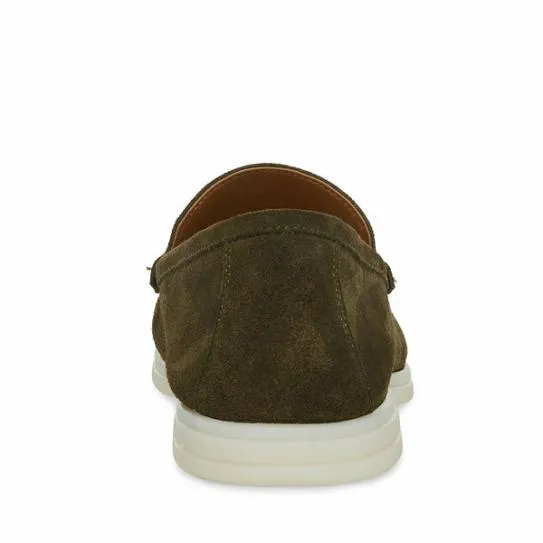 Men039s LARKEN OLIVE SUEDE Olive Suede Steve Madden Loafers Men039s LARKEN OLIVE SUEDE Olive Suede Steve Madden Loafers