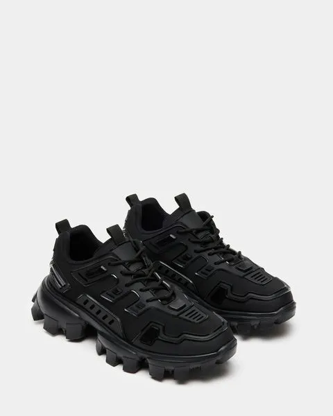 Men039s PONCE BLACK Black Steve Madden Sneakers Men039s PONCE BLACK Black Steve Madden Sneakers