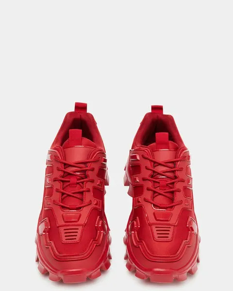 Men039s PONCE RED Red Steve Madden Sneakers Men039s PONCE RED Red Steve Madden Sneakers