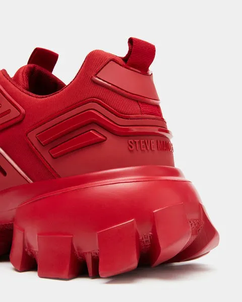 Men039s PONCE RED Red Steve Madden Sneakers Men039s PONCE RED Red Steve Madden Sneakers