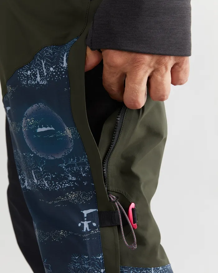 Men 134 Levitend Cutan Britta Pant Britta MarakattLabba Rosin Greencobolt Blue Klttermusen Waterproof Pants