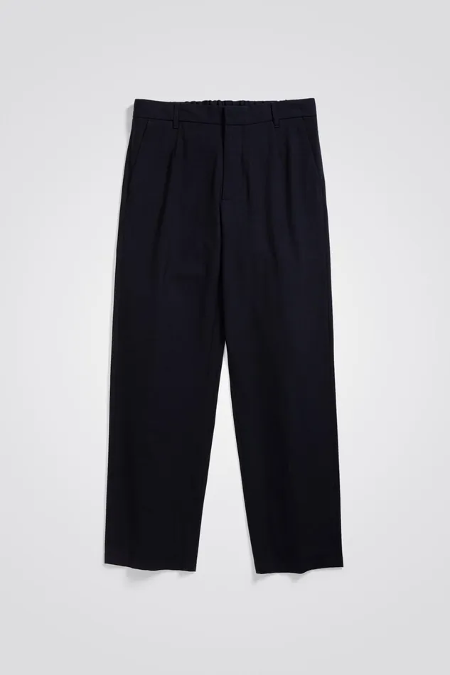 Men Aaren Cordura Tech Wool Trouser Dark Navy Norse Projects Trousers