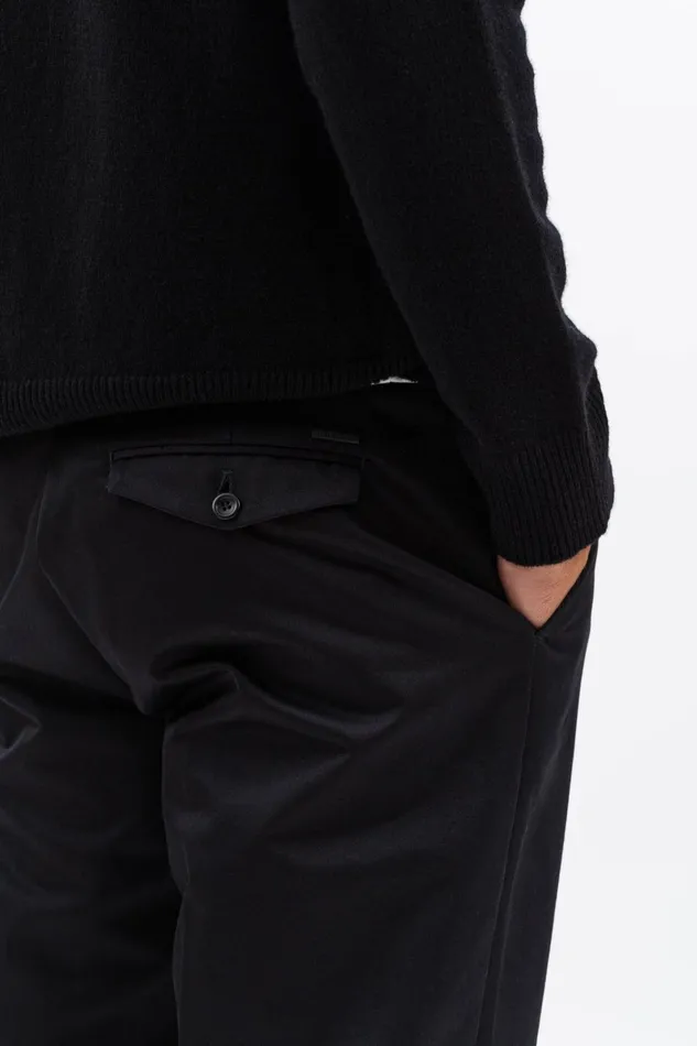 Men Andersen Gabardine Chino Black Norse Projects Trousers