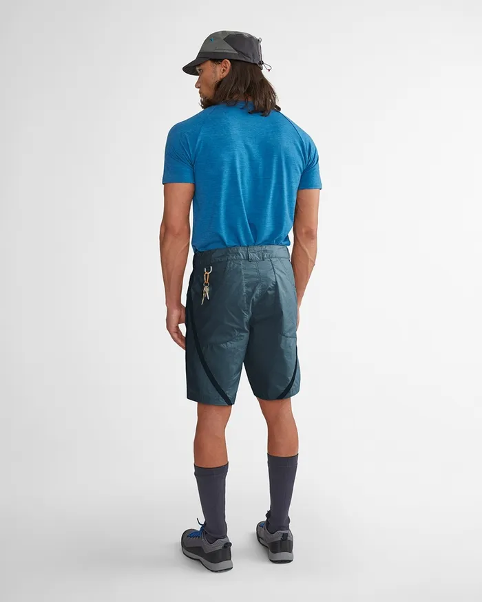 Men Ansur Katla Cotton Shorts Swamp Greensilver Green Klttermusen Shorts