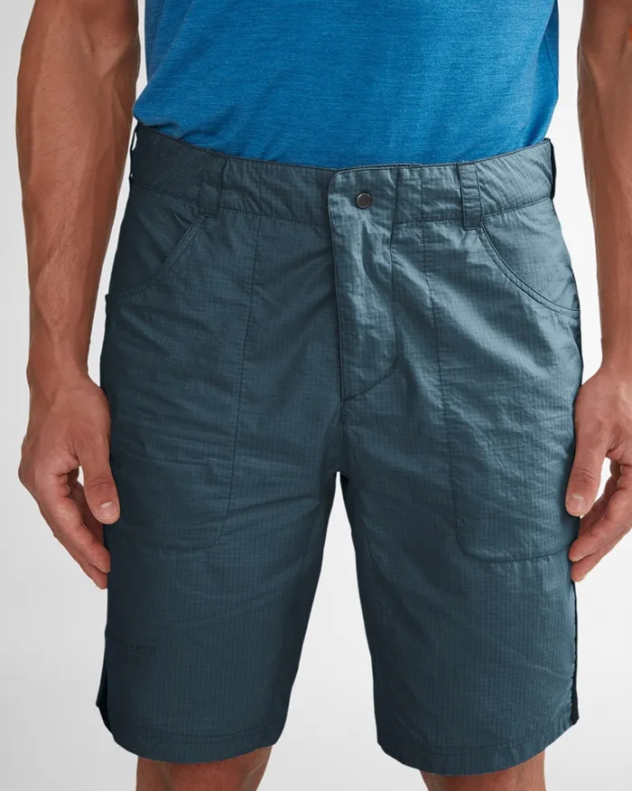 Men Ansur Katla Cotton Shorts Swamp Greensilver Green Klttermusen Shorts