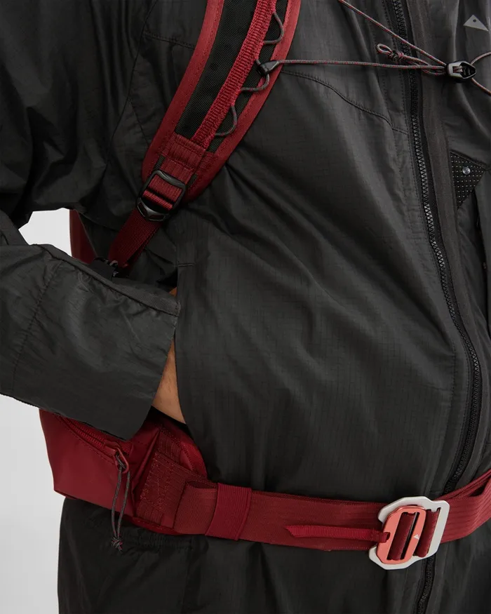 Men Ansur Windproof Parka Raven Black Klttermusen Wind Resistant Jackets