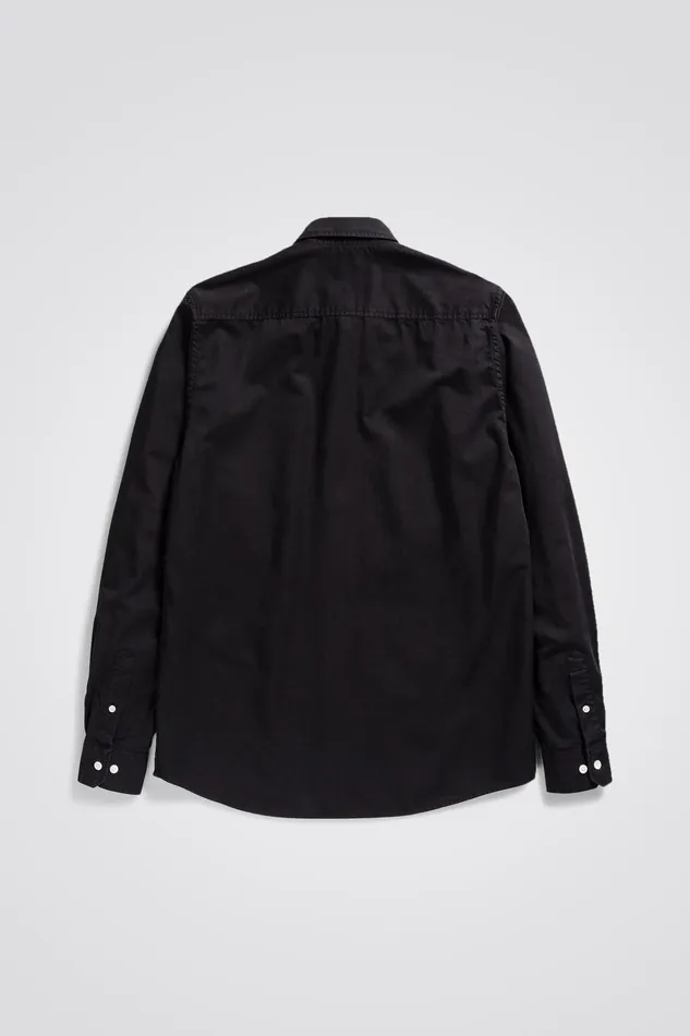 Men Anton Light Twill Shirt Black Norse Projects Shirting