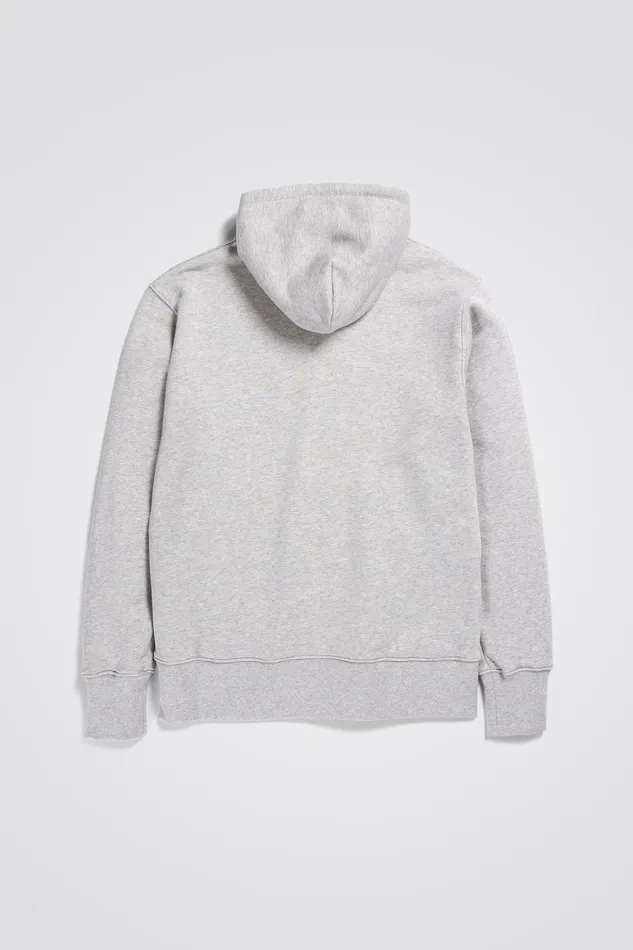 Men Arne Logo Hoodie Light Grey Melange Norse Projects Sweatshirts