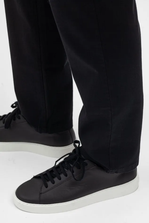Men Aros Regular Light Stretch Chino Black Norse Projects Trousers