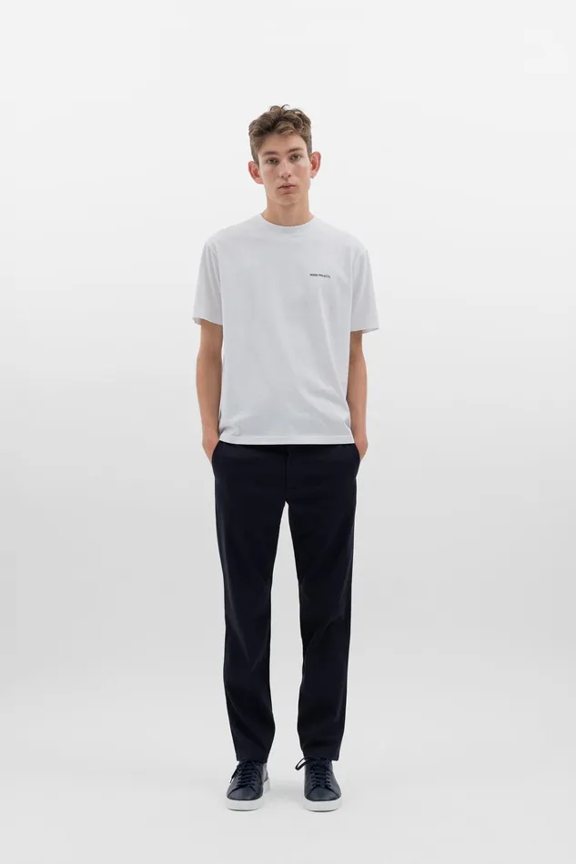 Men Aros Regular Light Stretch Chino Dark Navy Norse Projects Trousers