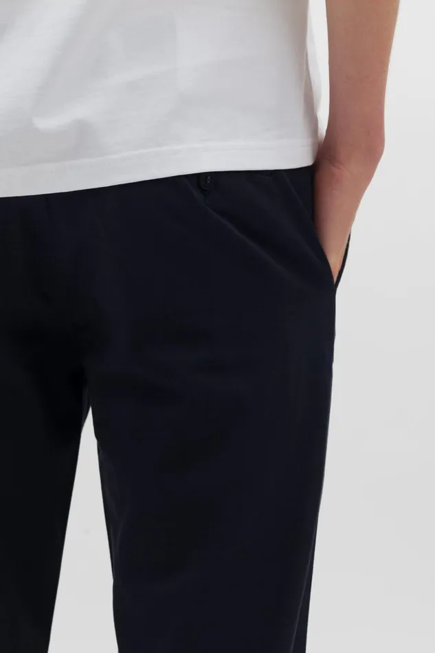 Men Aros Regular Light Stretch Chino Dark Navy Norse Projects Trousers