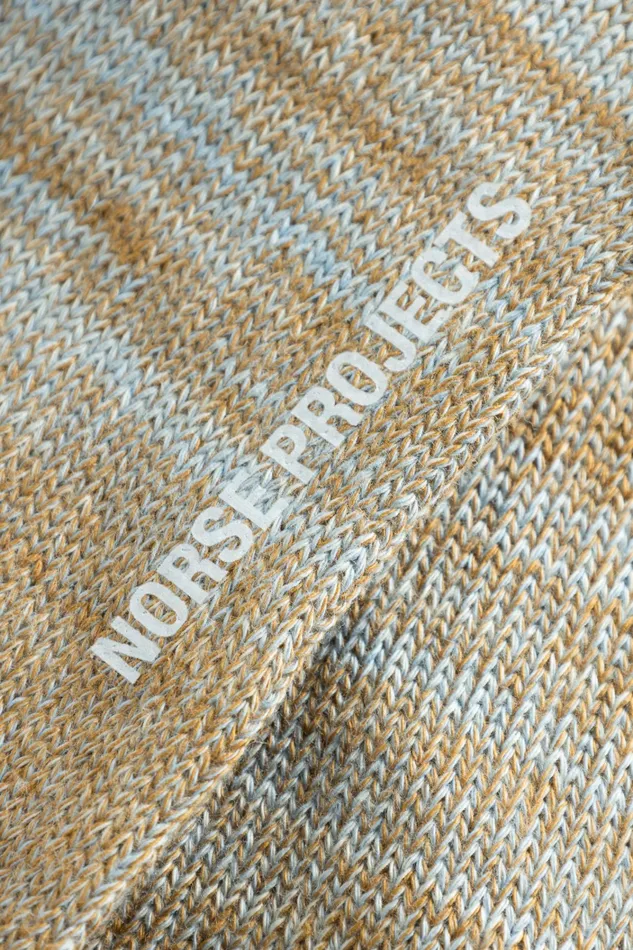 Men Bjarki Cotton Twist Sock Sediment Green Norse Projects Accessories
