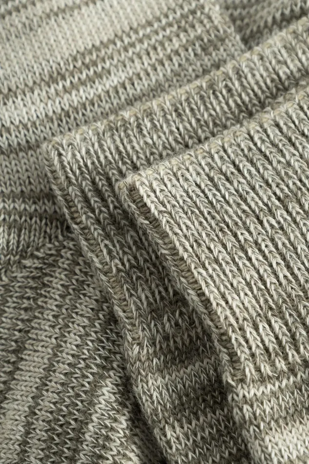 Men Bjarki Cotton Twist Sock Sediment Green Norse Projects Accessories