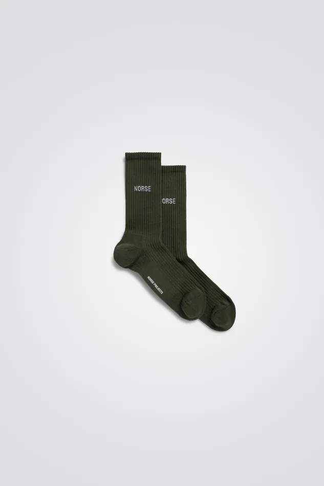 Men Bjarki Logo Forest Green Norse Projects Accessories