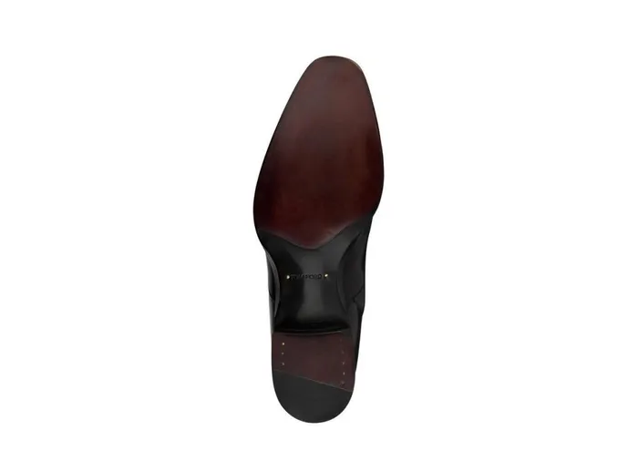 Men Boots Tom Ford Burnished Leather Elkan Zip Boot Black Men Boots Tom Ford Burnished Leather Elkan Zip Boot Black