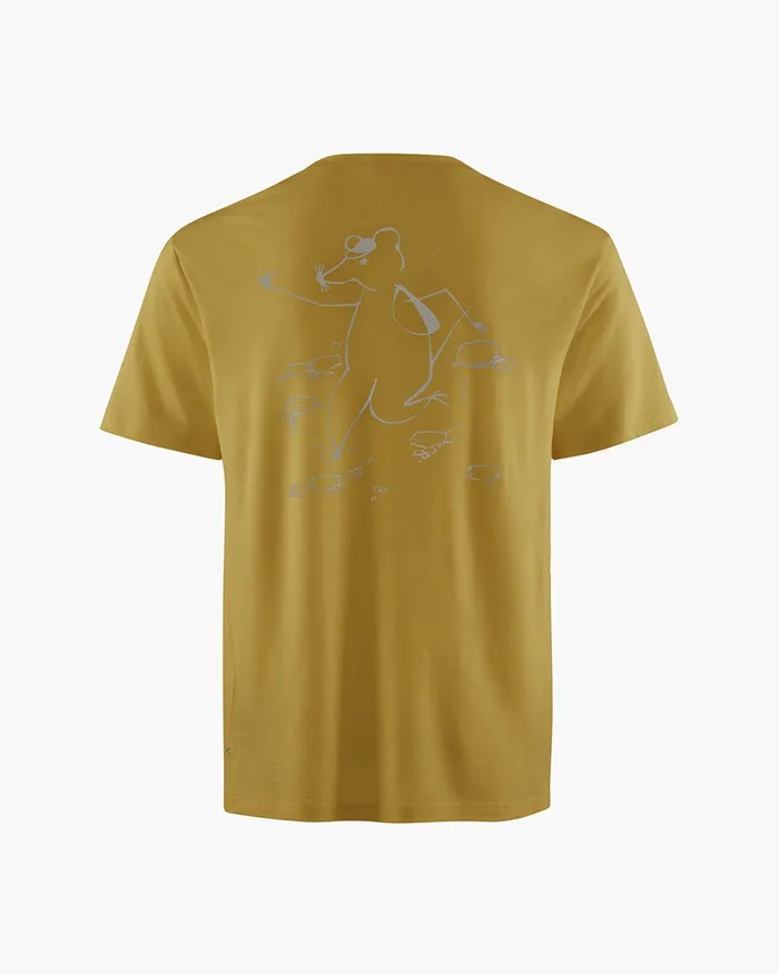 Men Dagr Merino Tee Juniper Green Klttermusen TShirts