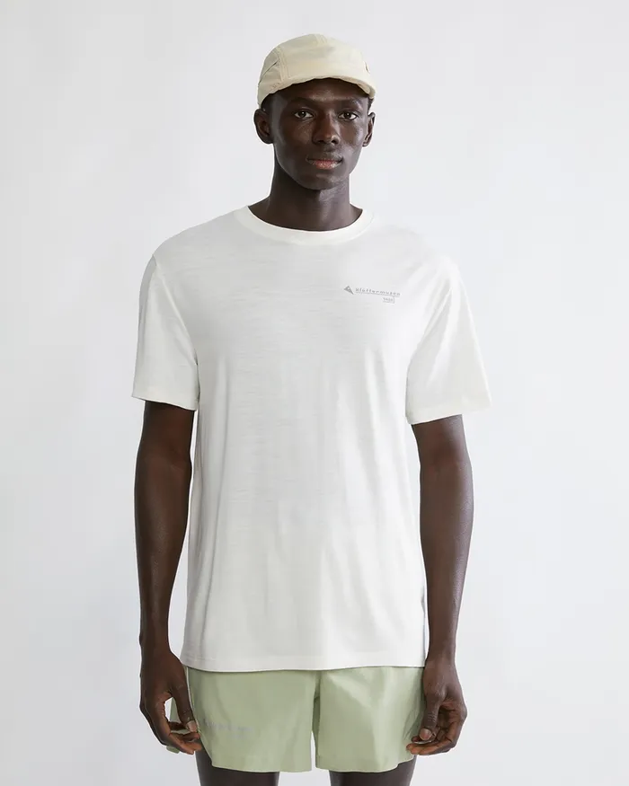 Men Dagr Merino Tee Juniper Green Klttermusen TShirts