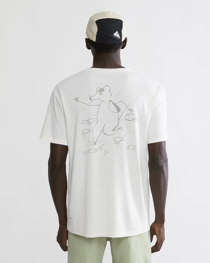 Men Dagr Merino Tee Juniper Green Klttermusen TShirts