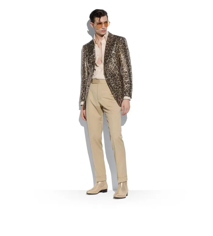 Men Evening Tom Ford Cotton Silk Serge Fluid Fit Evening Shirt Men Evening Tom Ford Cotton Silk Serge Fluid Fit Evening Shirt