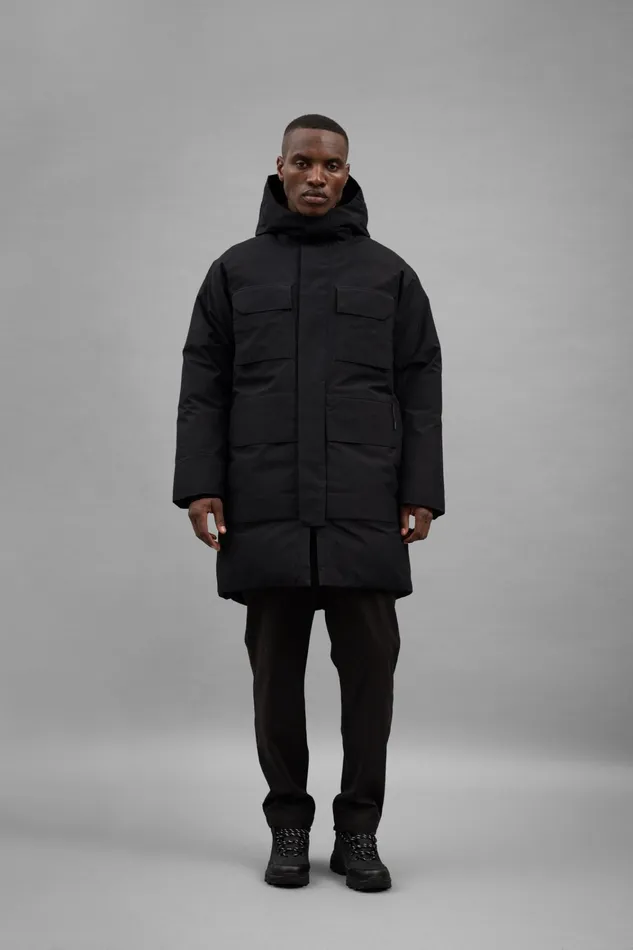Men Expedition Parka GoreTex Black Norse Projects Outerwear