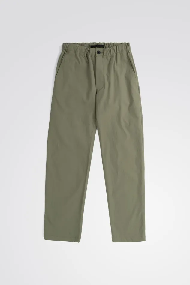 Men Ezra Relaxed Solotex Twill Trouser Sediment Green Norse Projects Trousers