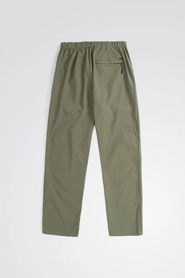 Men Ezra Relaxed Solotex Twill Trouser Sediment Green Norse Projects Trousers