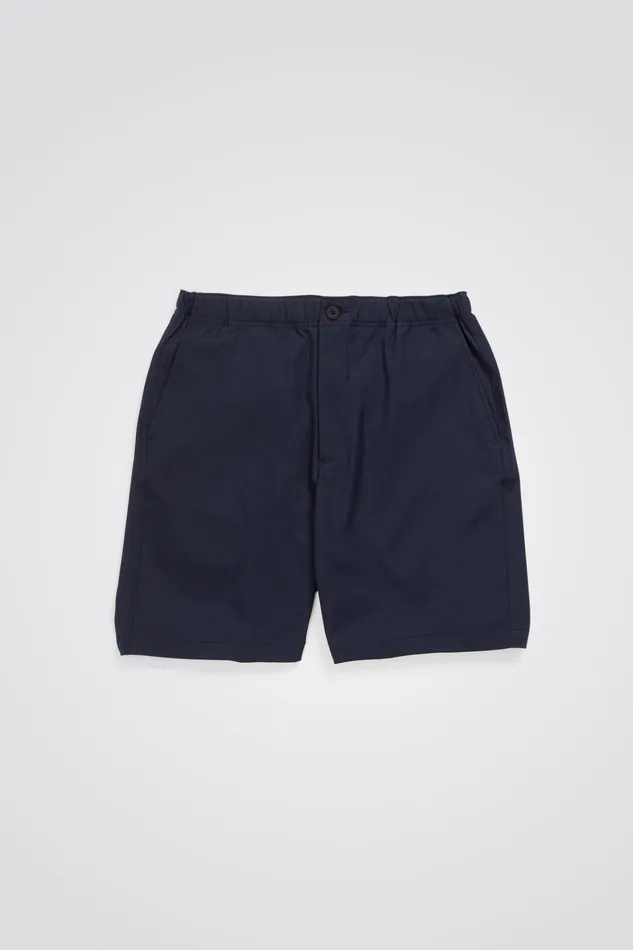 Men Ezra Solotex Short Dark Navy Norse Projects Shorts