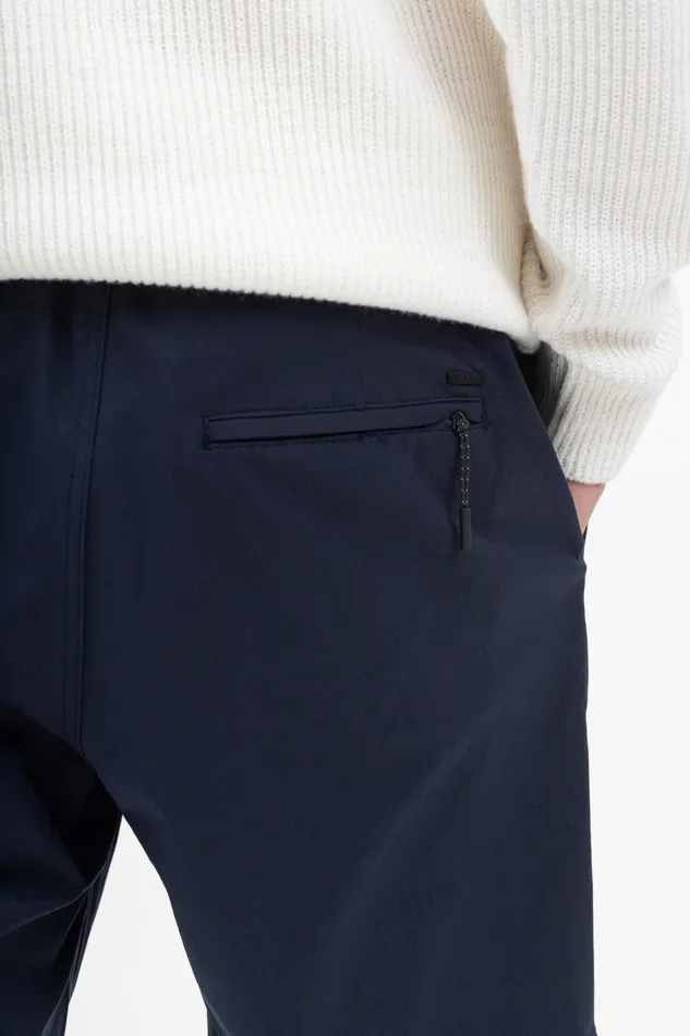 Men Ezra Solotex Short Dark Navy Norse Projects Shorts