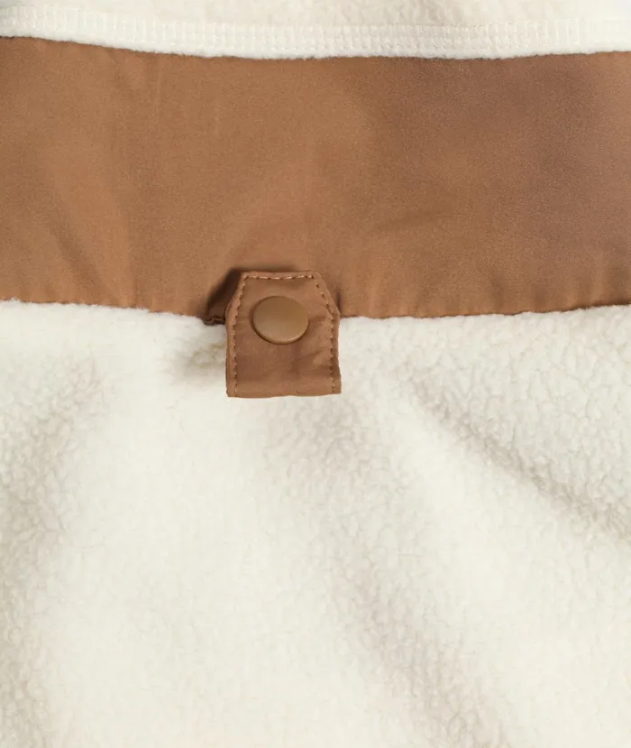 Men Frederik Fleece Full Zip Jacket Ecru Norse Projects Outerwear