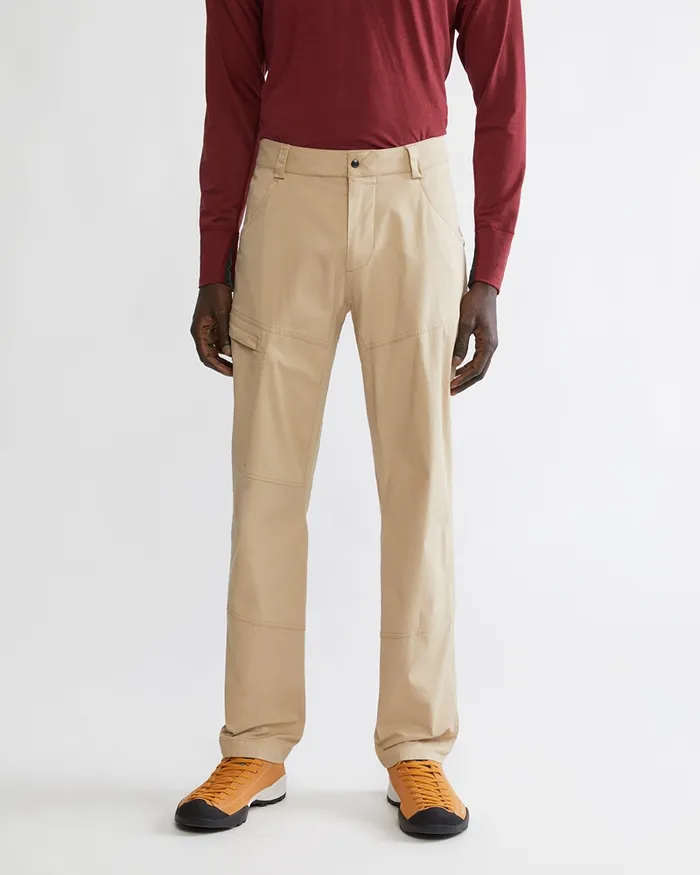 Men Gefjon 20 Flexible Cotton Pants Frost Green Klttermusen Pants
