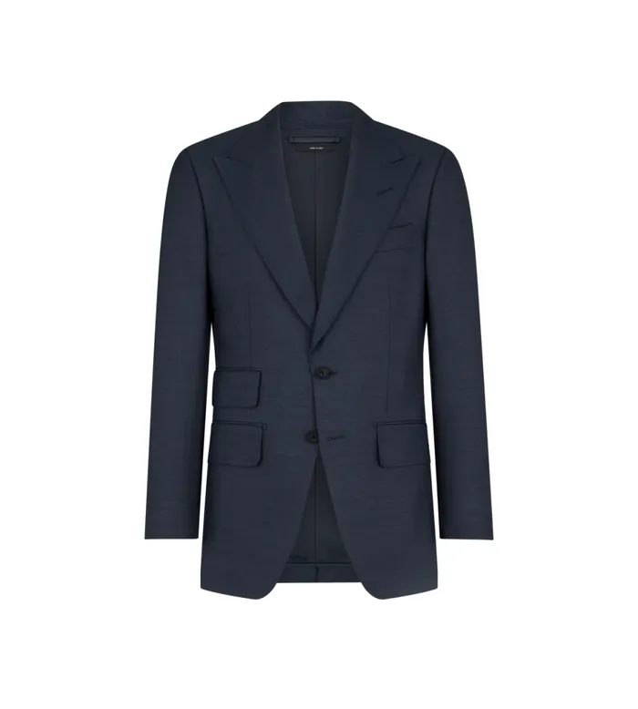 Men Jackets Tom Ford Pure Silk Atticus Jacket Navy