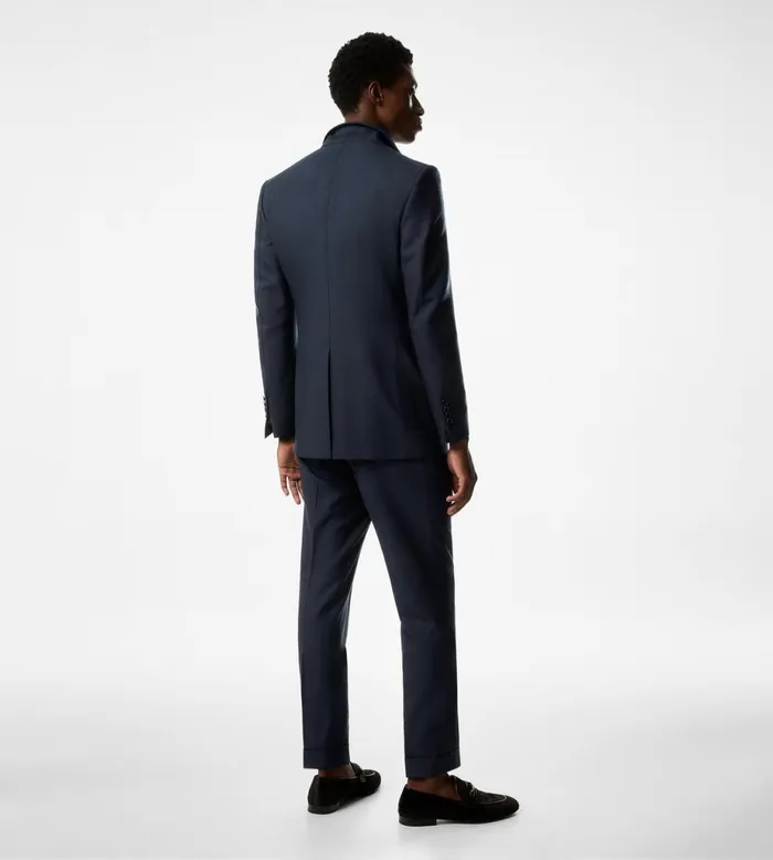 Men Jackets Tom Ford Pure Silk Atticus Jacket Navy Men Jackets Tom Ford Pure Silk Atticus Jacket Navy