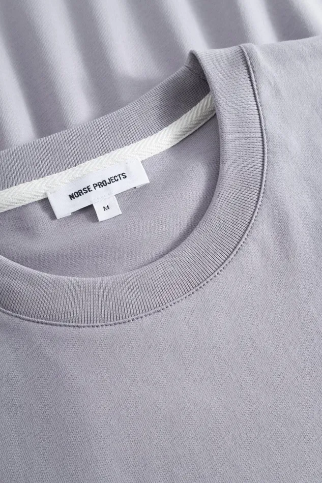 Men Johannes Organic Pocket Tshirt Crocus Purple Norse Projects TShirts