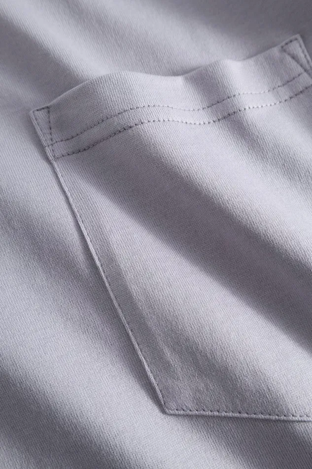 Men Johannes Organic Pocket Tshirt Crocus Purple Norse Projects TShirts