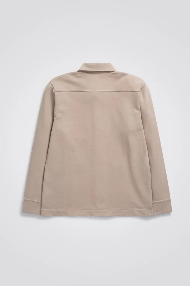 Men Jorn Tab Series Overshirt Light Khaki Norse Projects Overshirts