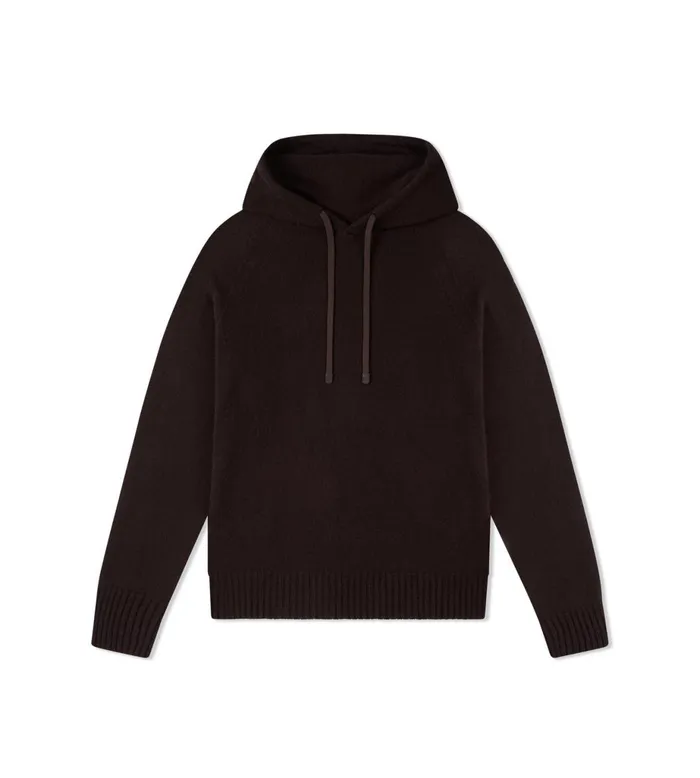 Men Knitwear Tom Ford Seamless Cashmere Hoodie Brown