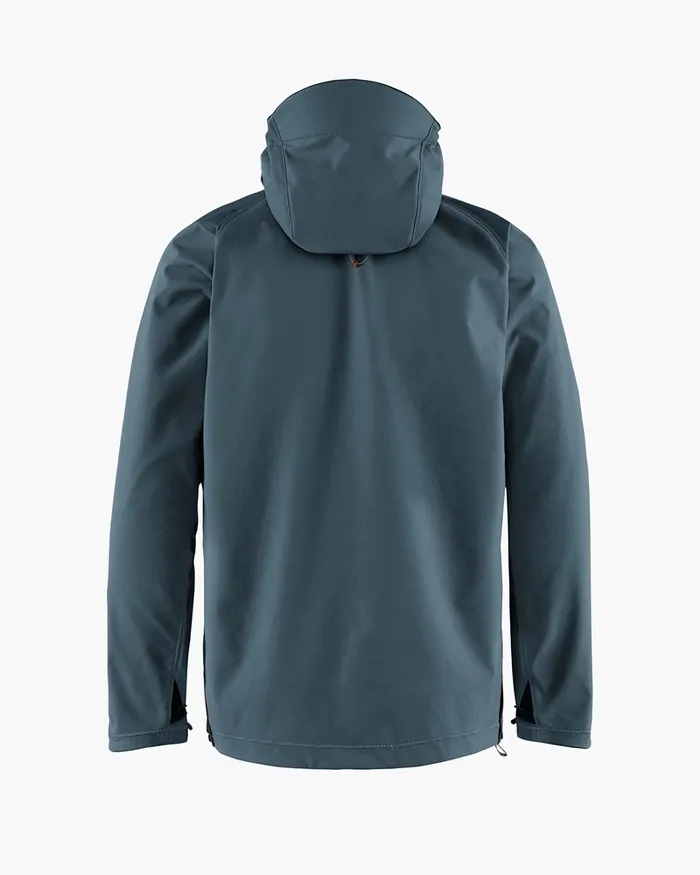 Men Lodur Cutan Anorak Midnight Blue Klttermusen Wind Resistant Jackets